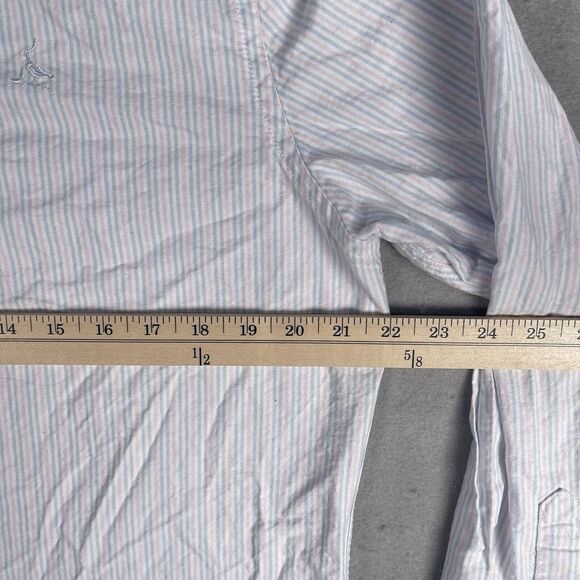 Charles Tyrwhitt Casual Slim Fit Shirt Men Large Stripped Button Front - Picture 5 of 8